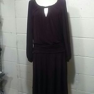 Suzi Chin Plum Dress Sz 10